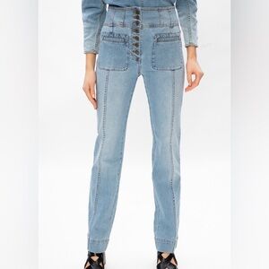 Ulla Johnson NWT Mars Jean Mid Wash